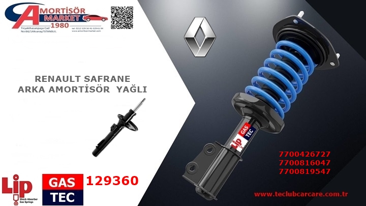 RENAULT SAFRANE I,II ARKA AMORTİSÖR