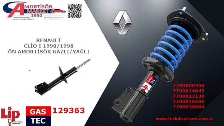 RENAULT CLİO I 90/97 ÖN AMORTİSÖR 52mm