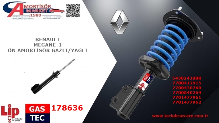 RENAULT MEGANE I ÖN AMORTİSÖR