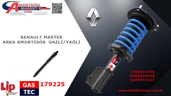 RENAULT MASTER ARKA AMORTİSÖR TAKVİYELİ