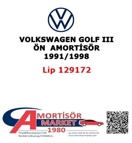 VOLKSWAGEN GOLF III ÖN AMORTİSÖR 1991/1998