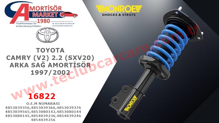 TOYOTA CAMRY (_V2_) 2.2 (SXV20) ARKA SAĞ AMORTİSÖR