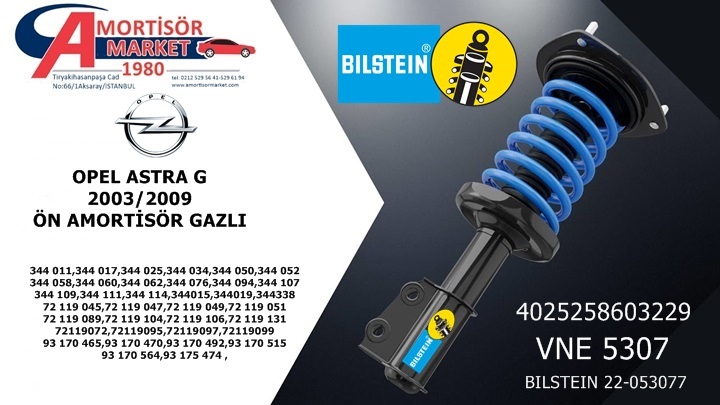 OPEL ASTRA G ÖN AMORTİSÖR GAZLI/YAĞLI